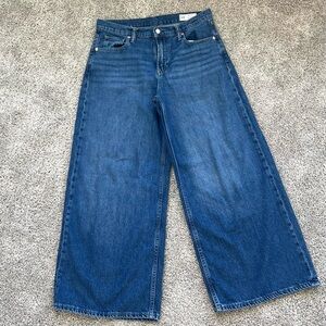 GAP baggy mid rise ultra soft denim jeans
